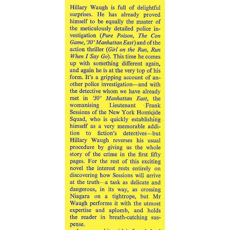 The Young Prey (First Edition, 1970) | Hillary Waugh