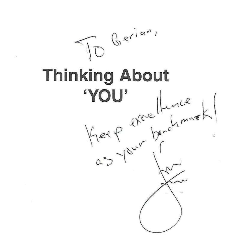 Thinking About 'You' (Inscribed by Author) | Timothy Maurice Webster