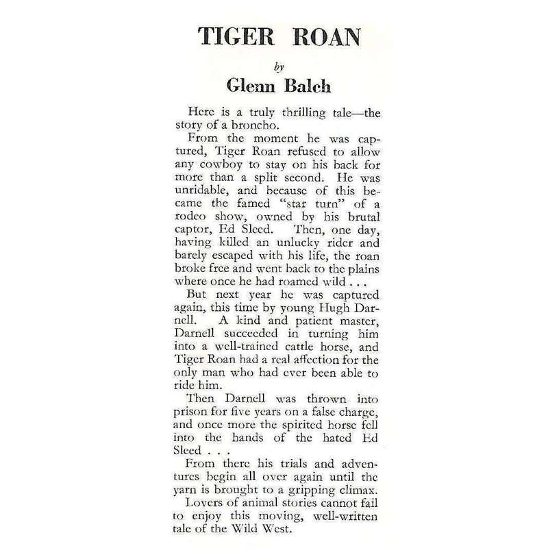 Tiger Roan | Glenn Balch