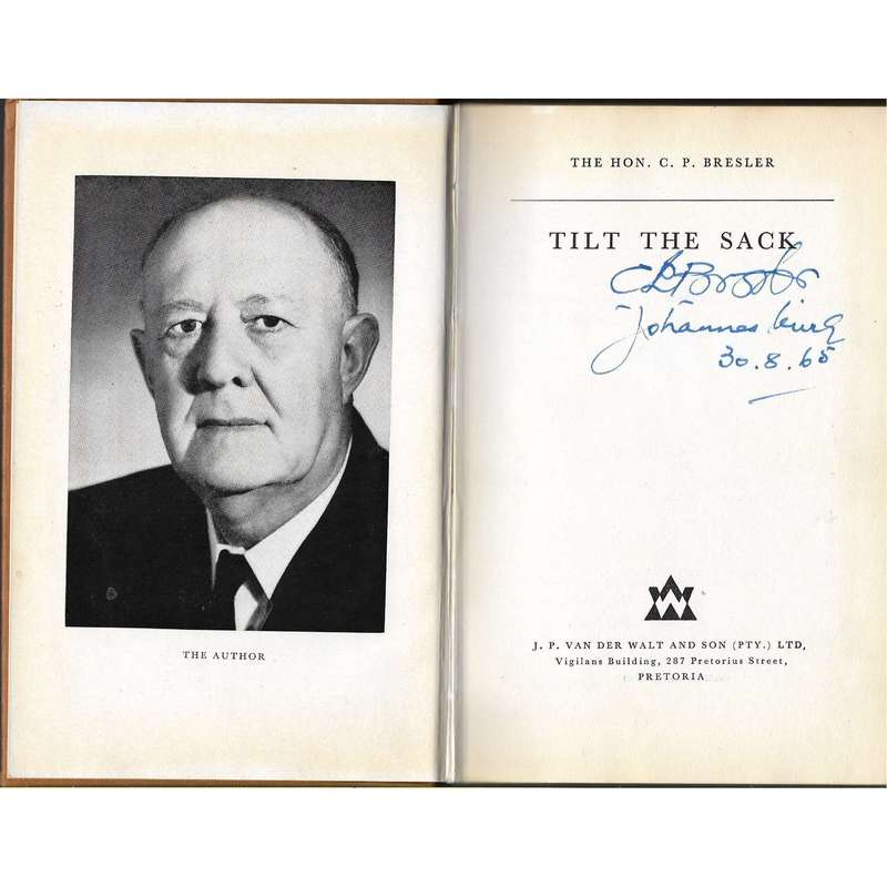 Tilt the Sack | C.P. Bresler (Signed by the Author)