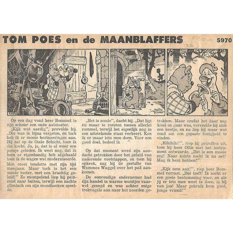 Tom Poes en de Maanblaffers (Dutch)