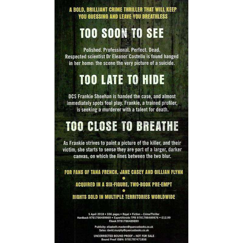 Too Close to Breathe (Uncorrected Proof Copy) | Olivia Kiernan