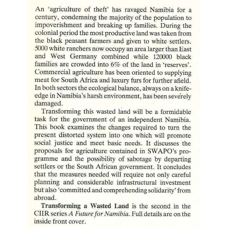 Transforming a Wasted Land (A Future for Namibia 2: Agriculture) | Richard Moorsom