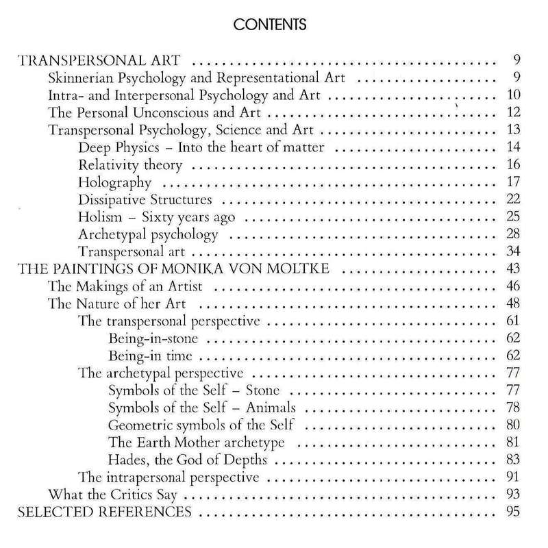 Transpersonal Art: The Paintings of Monika von Moltke (Inscribed by the Artist) | T. Len Holdstock