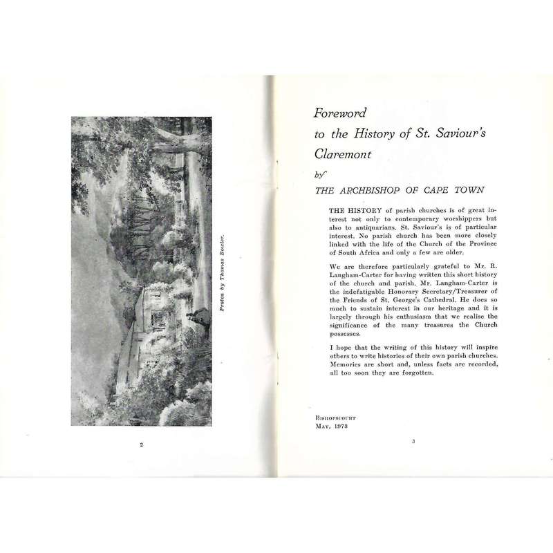 Under the Mountain: The Story of St. Saviour's, Claremont | R. R. Langham-Carter