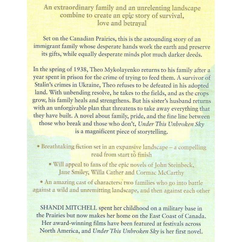 Under This Unbroken Sky (Uncorrected Proof Copy) | Shandi Mitchell