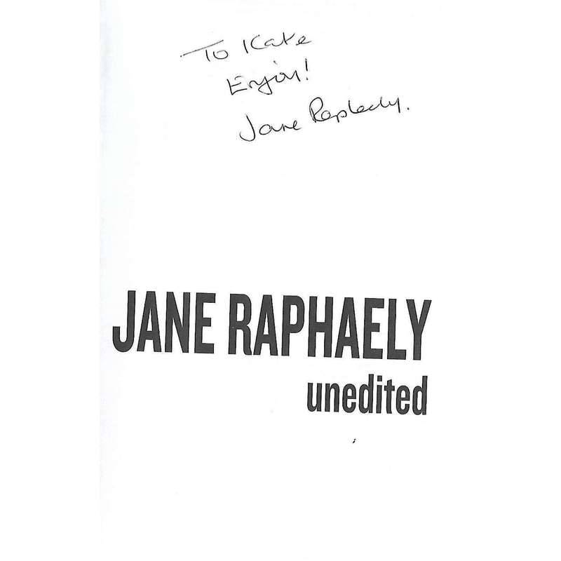 Unedited: True Tales of a Fun Fearless Female (Inscribed by Author) | Jane Raphaely