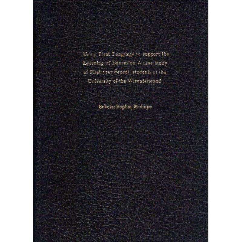 Using First Language to Support the Learning of Education: (With Author's Inscription) A Case Stu...