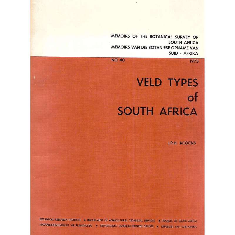 Veld Types of South Africa | J. P. H. Acocks