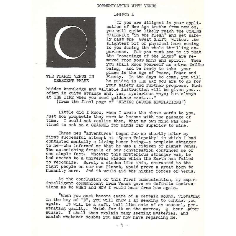 Venusian Secret-Science | Michael X