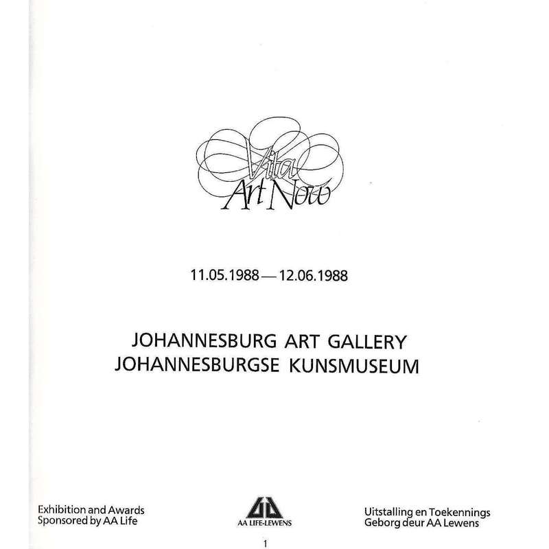 Vita Art Now: Johannesburg Art Gallery 11.05.1988-12.06.1988
