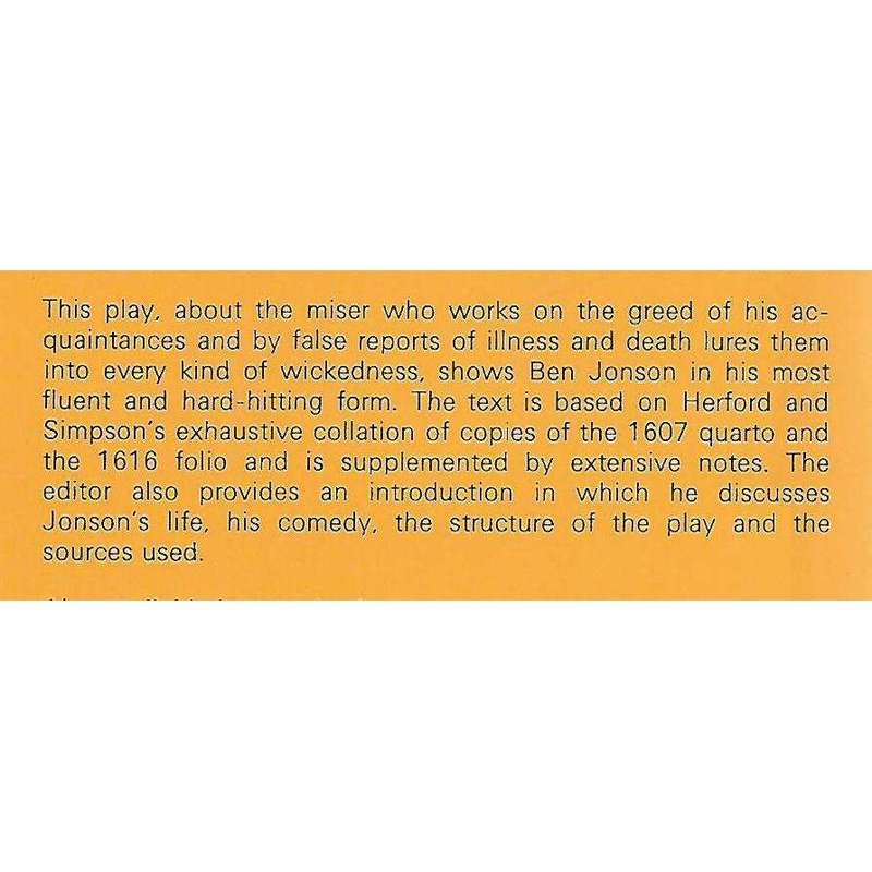 Volpone, or The Fox | Ben Jonson