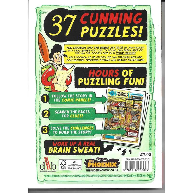 Von Doogan and the Great Air Race - Warning this Book Contains Fiendish Puzzles ! | Lorenzo Ether...