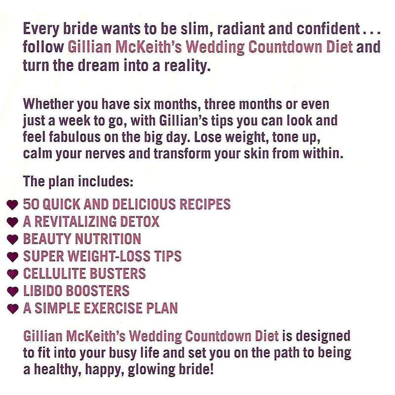 Wedding Countdown Diet: How to Look and Feel Amazing on Your Big Day | Gillian McKeith