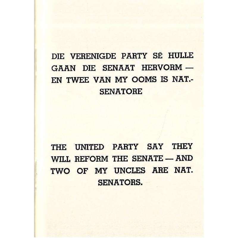 What is Nationalist Party Policy For 18 Year Olds and Under? (Anti-National Party Booklet) | H. M...