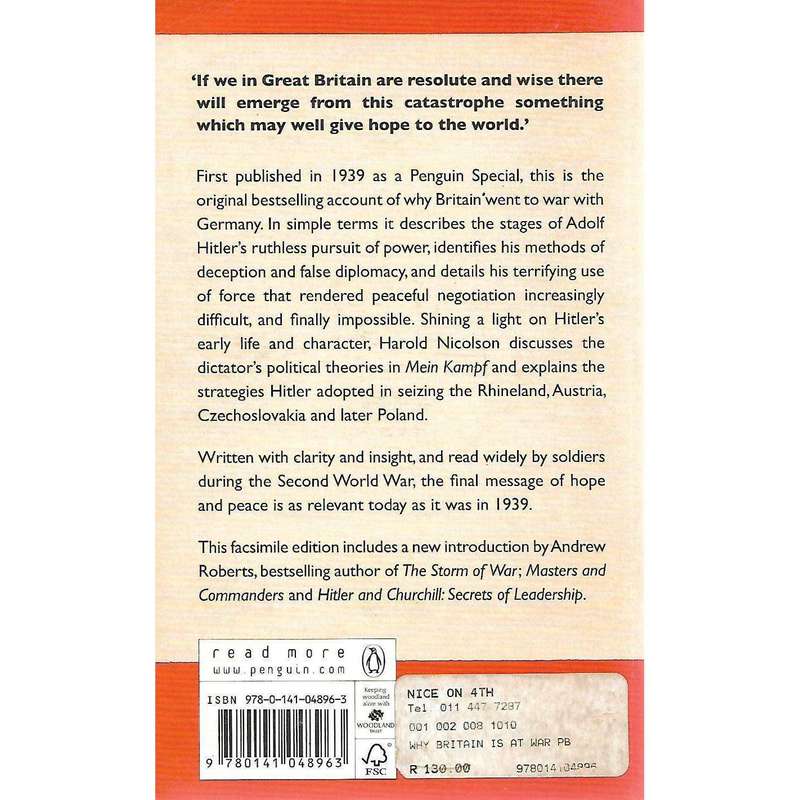 Why Britain is at War | Harold Nicolson
