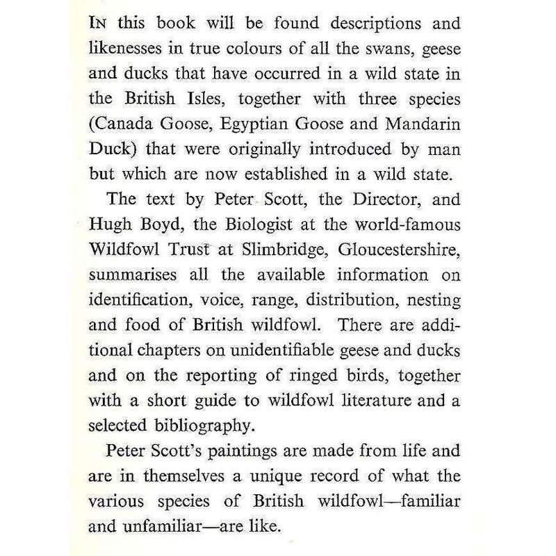 Wildfowl of the British Isles (Signed by Peter Scott) | Peter Scott & Hugh Boyd