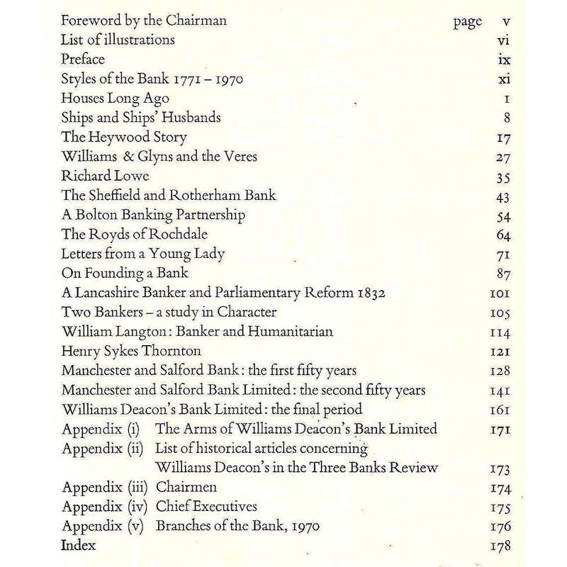 Williams Deacon's 1771-1970