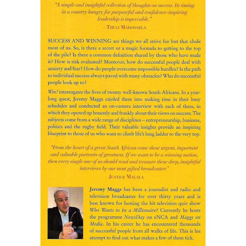 Win! Compelling Conversations with 20 Successful South Africans (Inscribed by Author) | Jeremy Maggs