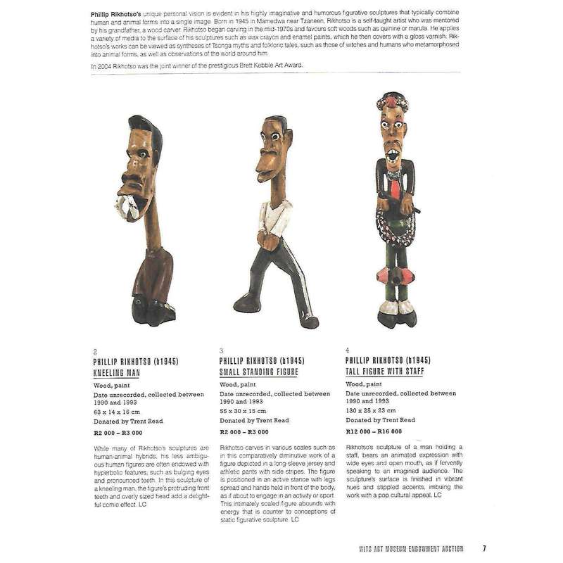 Wits Art Museum Endowment Auction 2015 (Catalogue)