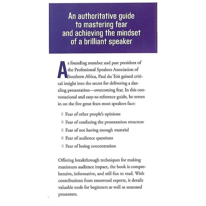 You Can Present with Confidence (Inscribed by Author) | Paul du Toit