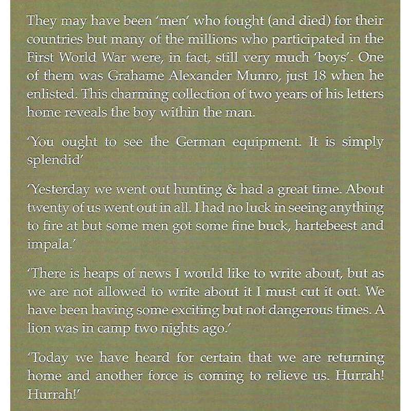 Your Loving Son, Yum: The Letters of Grahame Alexander Munroe to hHis Family, 1915-1916