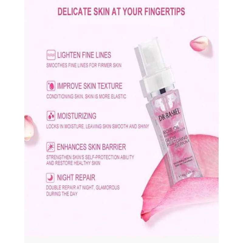 Dr Rashel Rose Oil Facial Serum With Real Rose Extract