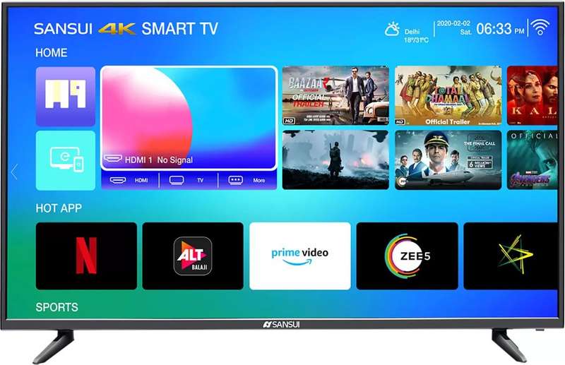 70" SANSUI 4K UHD Smart LED TV SLEDS-70UHD