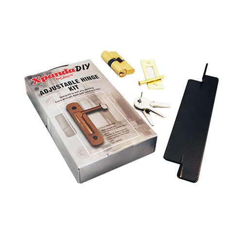 Xpanda Renaissance Deadlock Security Gate 810mm - Black (Hot Dip)