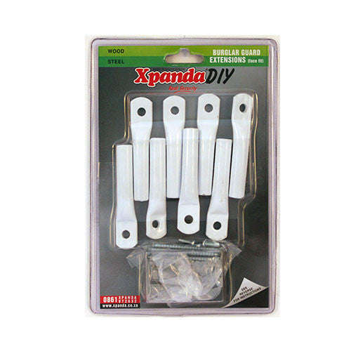 Xpanda Burglar Guard Face Extensions - White (8)