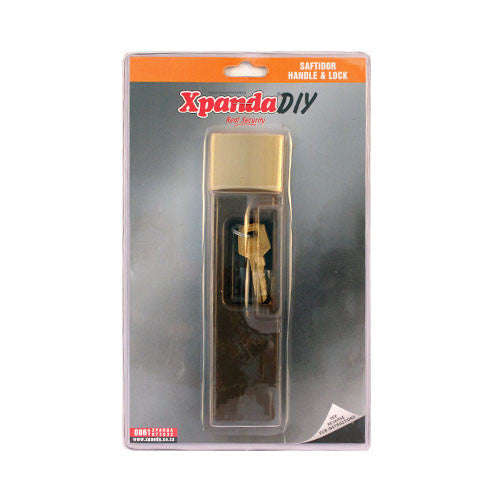 Xpanda Saftidor Handle & Lock - Matt Bronze