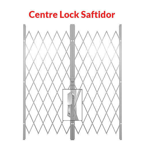 Xpanda Centre Lock Saftidor  - White