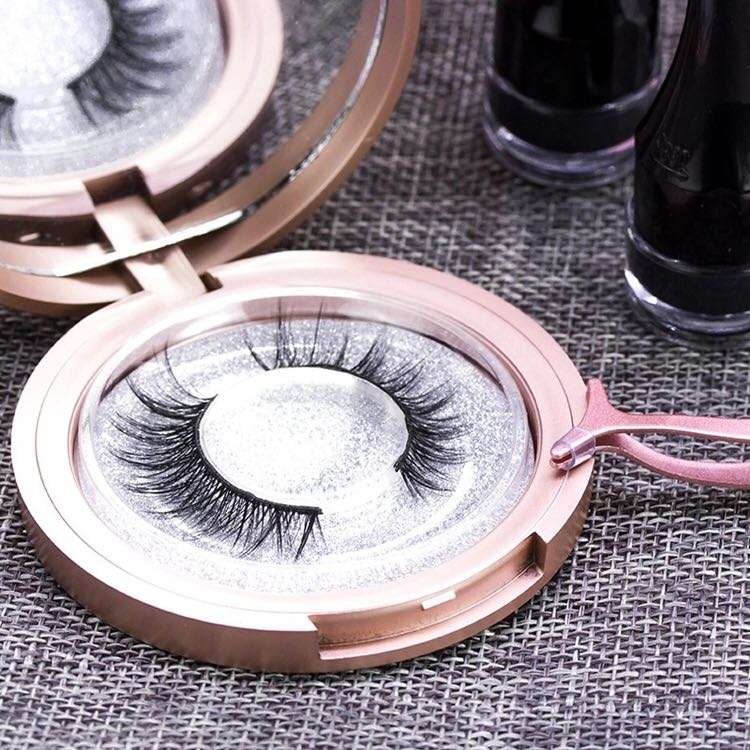 Magnetic Eyelashes, Magnetic Eyeliner, Tweezer and Mirror Kit - KS02-5