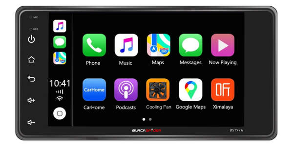 BlackSpider BSTY7A Toyota 7" Apple CarPlay Android Auto Radio - Car Audio