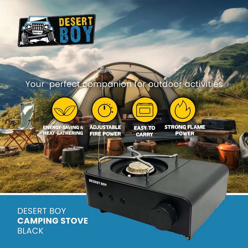 Desert Boy Camping Stove - Black
