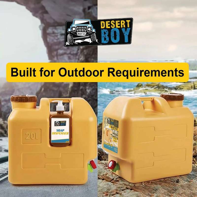 Desert Boy 20 Litre Water Container With Soap Dispenser