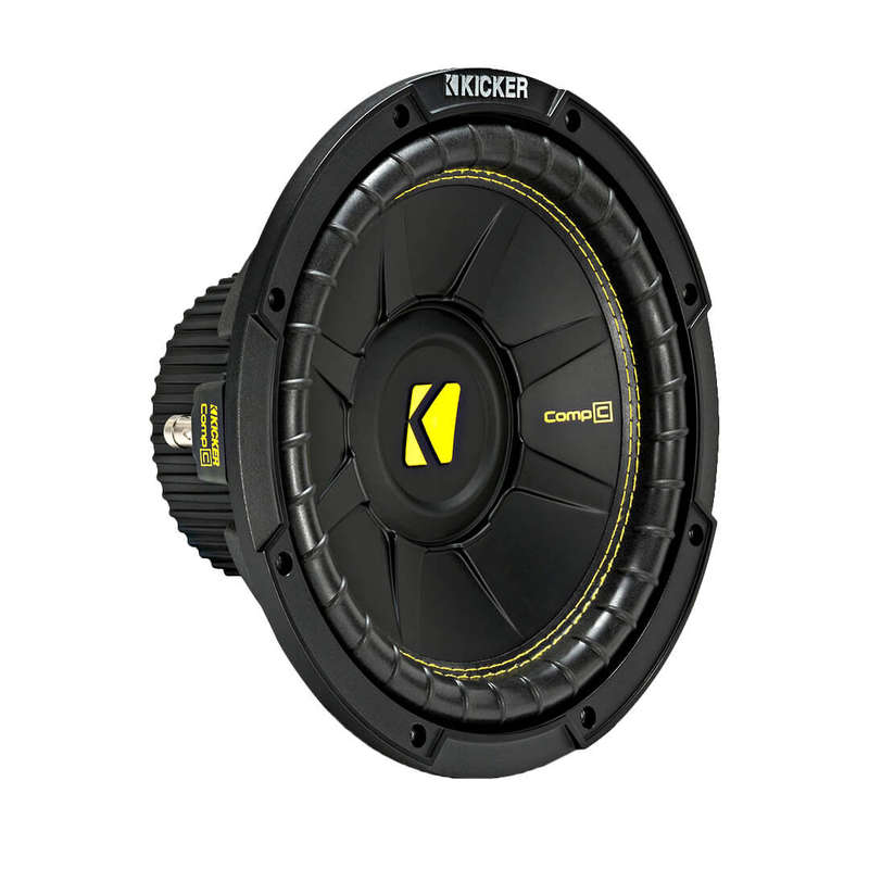 Kicker 10 Inch Comp-C 4-ohm Subwoofer 500W - Car Audio
