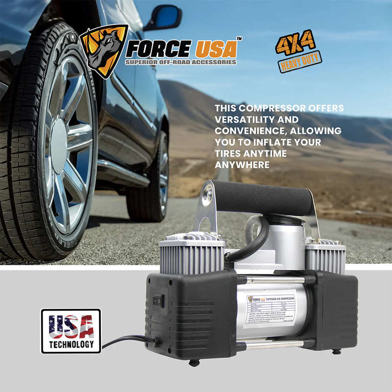 Force USA Heavy Duty Air Compressor With Tools