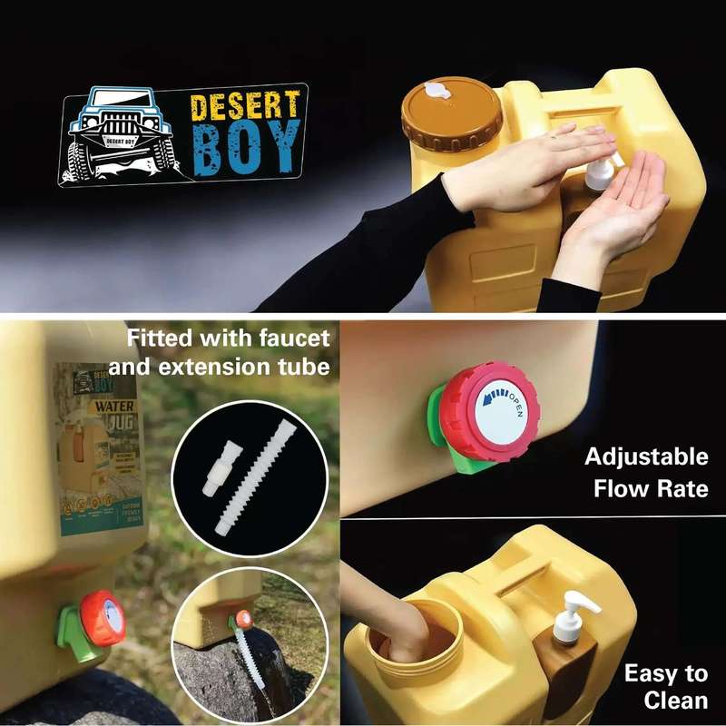 Desert Boy 20 Litre Water Container With Soap Dispenser