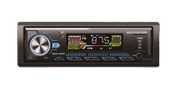 BlackSpider BSM1190BT Media Player Bluetooth - Car Audio