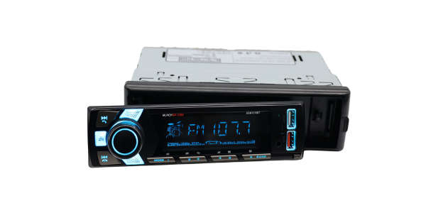 BlackSpider BSM1210BT 2USB Bluetooth AUX Ext Mic Radio - Car Audio