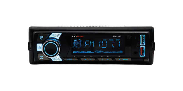 BlackSpider BSM1210BT 2USB Bluetooth AUX Ext Mic Radio - Car Audio
