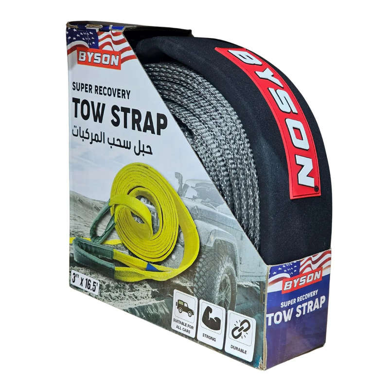 Byson 3" Tow Strap 5 Metre (16.5ft)