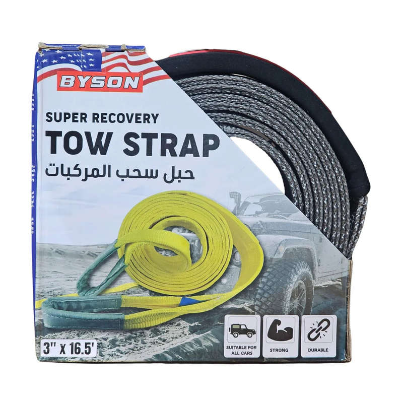 Byson 3" Tow Strap 5 Metre (16.5ft)