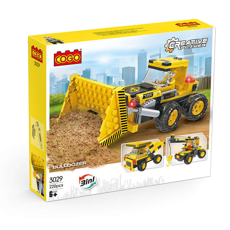 Cogo Creative Player Bulldozer 3in1