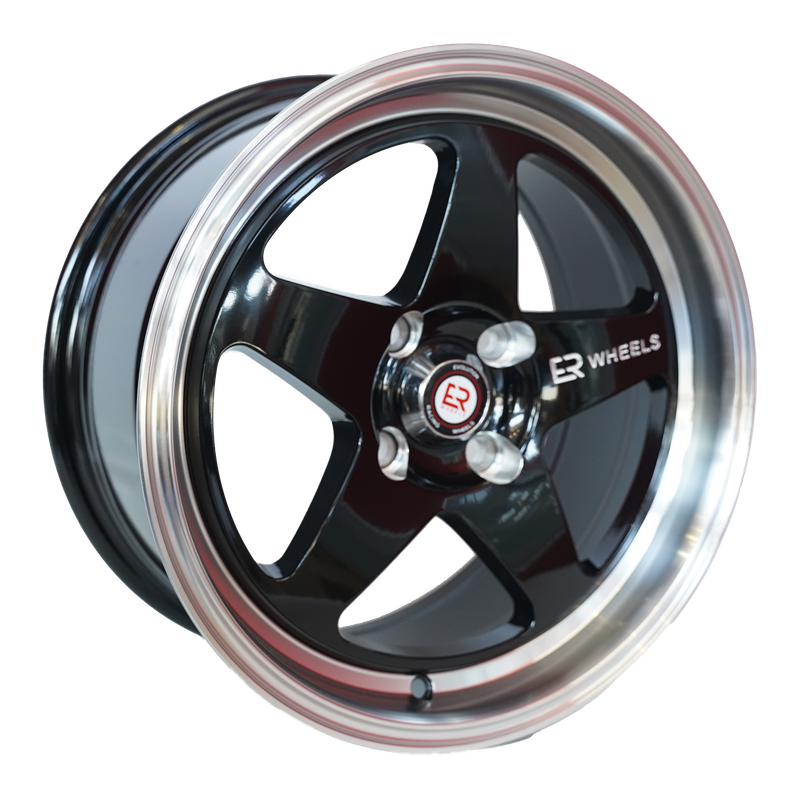 15" Evolution Racing Domingo 4/100 7.25J ET33 CB73.1 GBLP Wheels