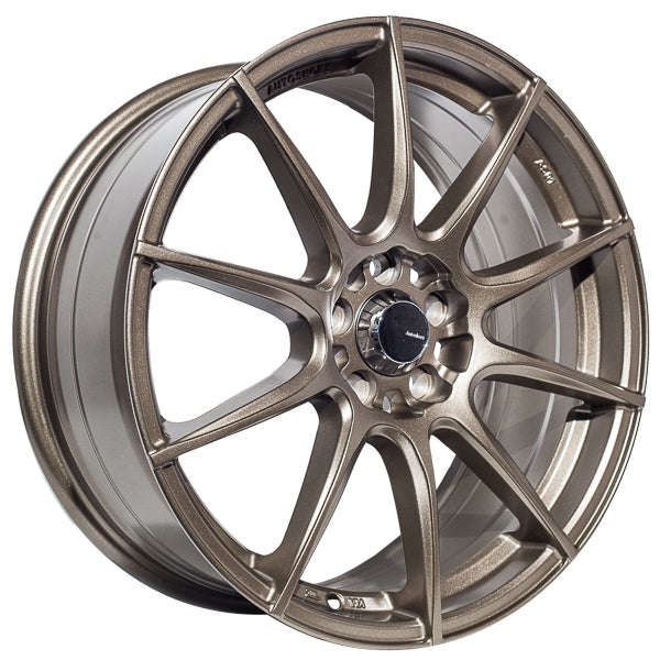 17" Evolution Racing Campo 5/100 7.5J ET45 CB56.1 Matt Bronze Wheels