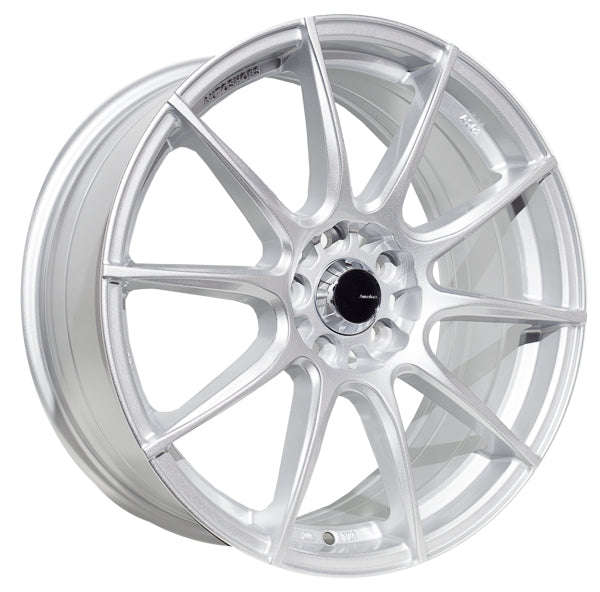 17" Evolution Racing Campo 5/100 7.5J ET45 CB56.1 Silver Wheels