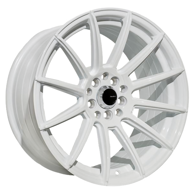 17" Evolution Racing Santista 10/100/114.3 8.25J ET30 CB73.1 Matt White Wheels