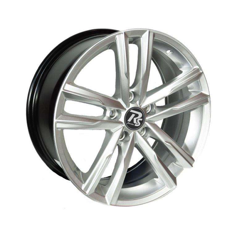 17" RS Flawless Salvador 5/112 7.5J ET35 CB57.1 Hyper Silver Wheels